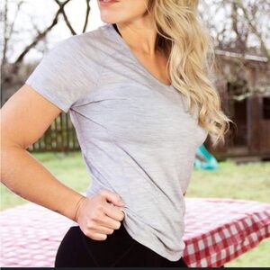 Reebok Blue Short Sleeve Tee Casual Top